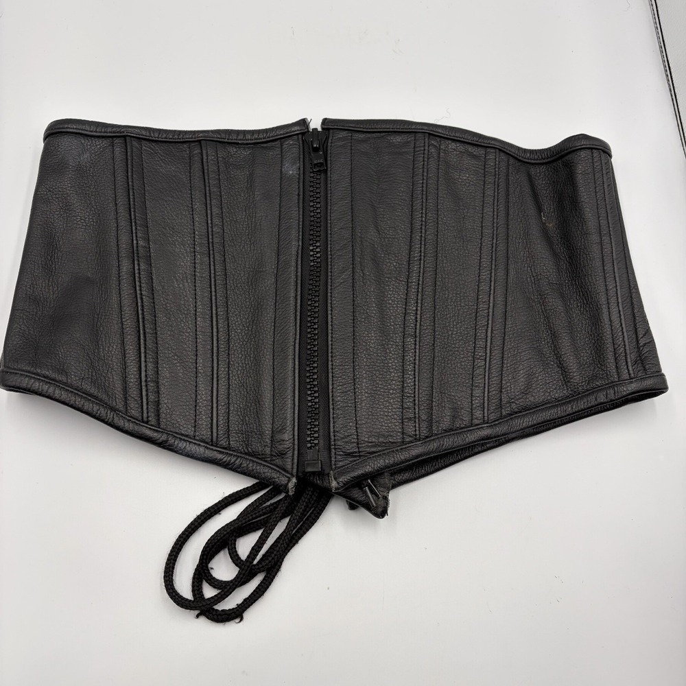 Hilarys Vanity Sexy Slimming Women Corset  Tied Lace Up Goth Witch Leather Fairy